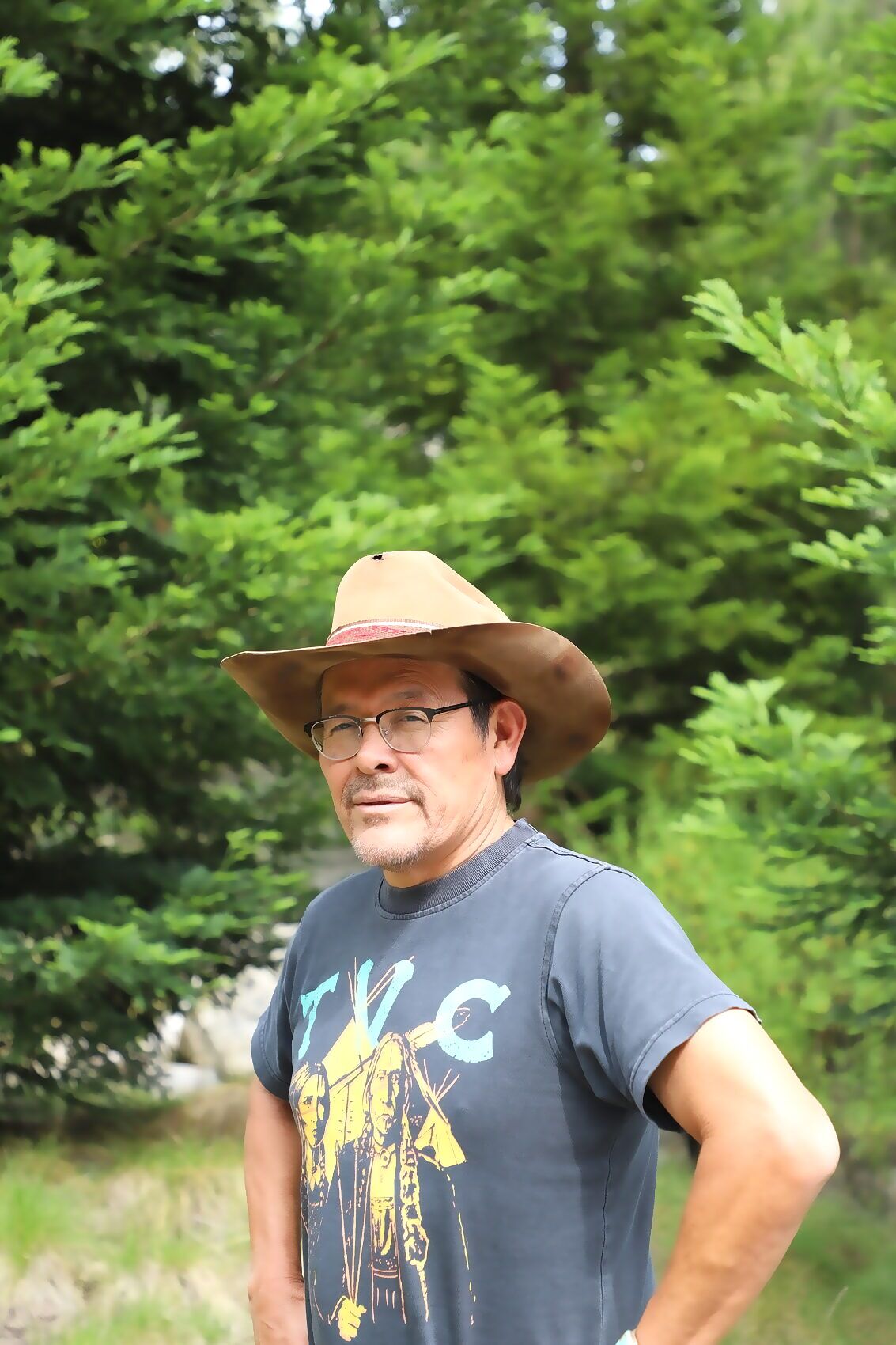 Tony Skrelūnas in the redwoods at 1440 Multiversity